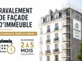 Le ravalement de façade d'un immeuble prend en moyenne 2 à 5 mois.